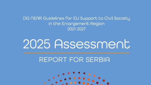 Cover of 2025 Assessment – Report for Serbia