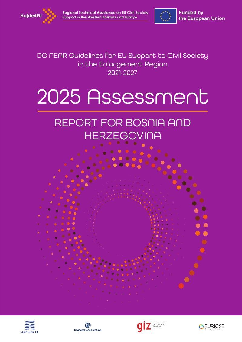 Cover of 2025 Assessment – Report for Bosnia and Herzegovina